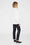 ANINE BING Miles Oversized Sweatshirt Letterman - Off White - On Model Back
