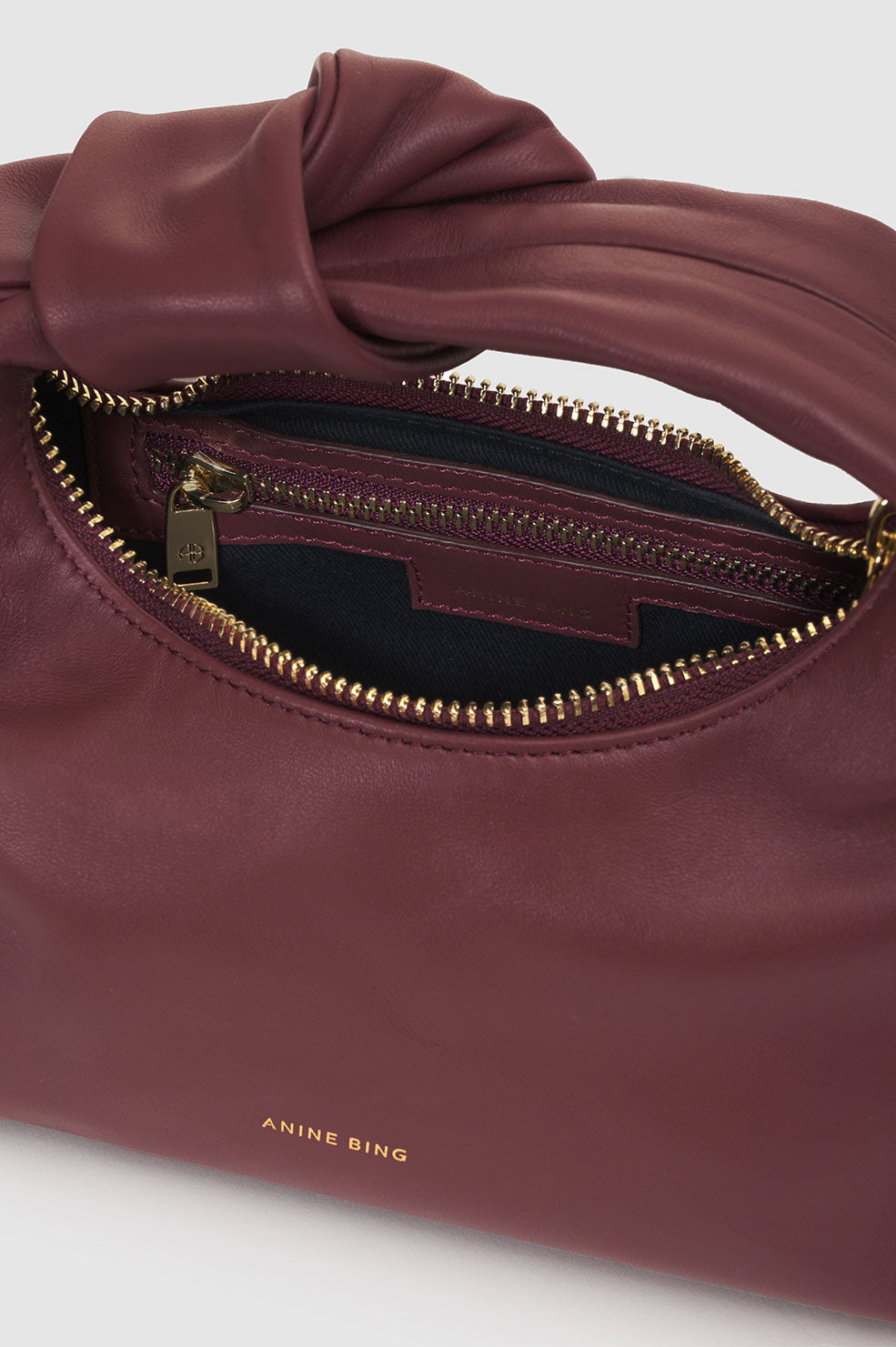 Mini Grace Bag - Dark Cherry by ANINE BING at ORCHARD MILE