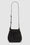 ANINE BING Mini Alana Bucket Bag - Black Pebbled - Front View