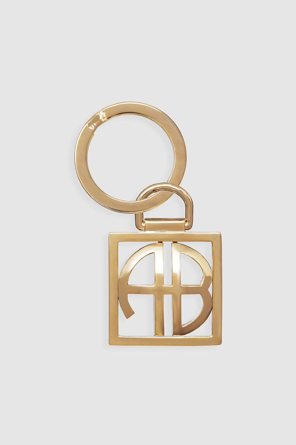 Monogram Key Chain - Gold