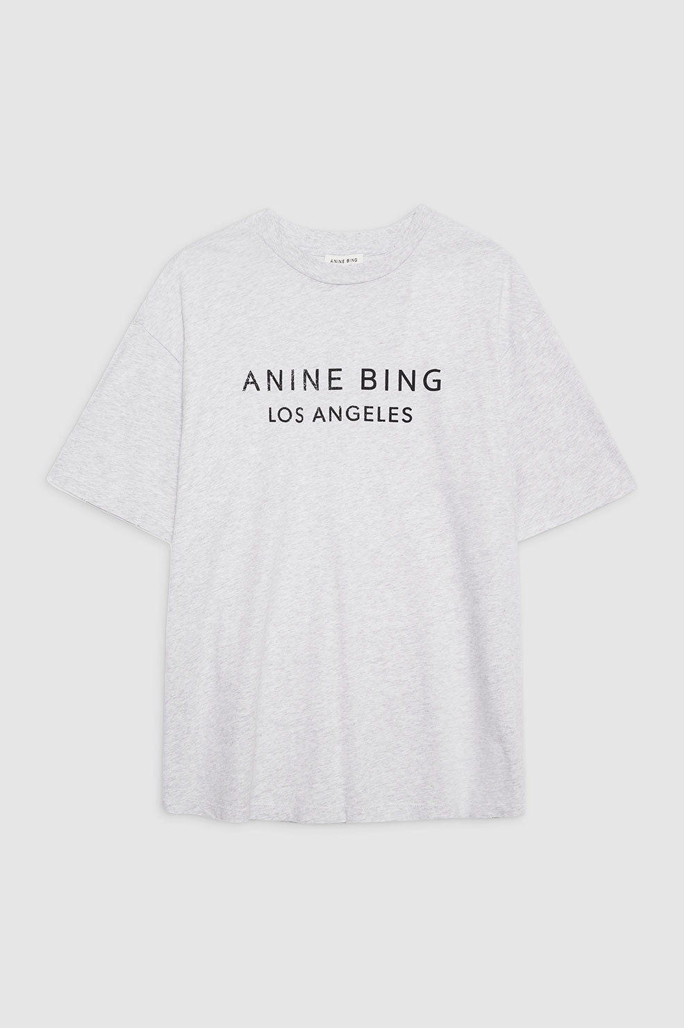 ANINE BING Myers Tee Anine Bing - Heather Grey - Front View