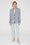 ANINE BING Quinn Blazer - Steel Blue - On Model Front Second Image
