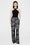 ANINE BING Soto Pant - Black Mushroom Print - On Model Front