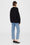 ANINE BING Sydney Crew Sweater - Black - On Model Back