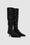 ANINE BING Tall Hilda Boots - Black - Side Pair View