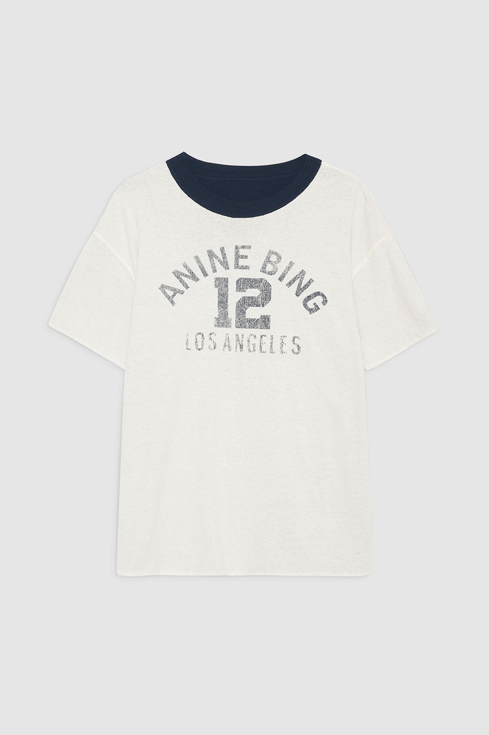 Anine Bing Lili Tee University Los Angeles - White