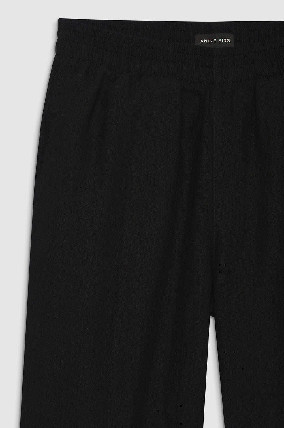 ANINE BING Torres Pant - Black - Detail View