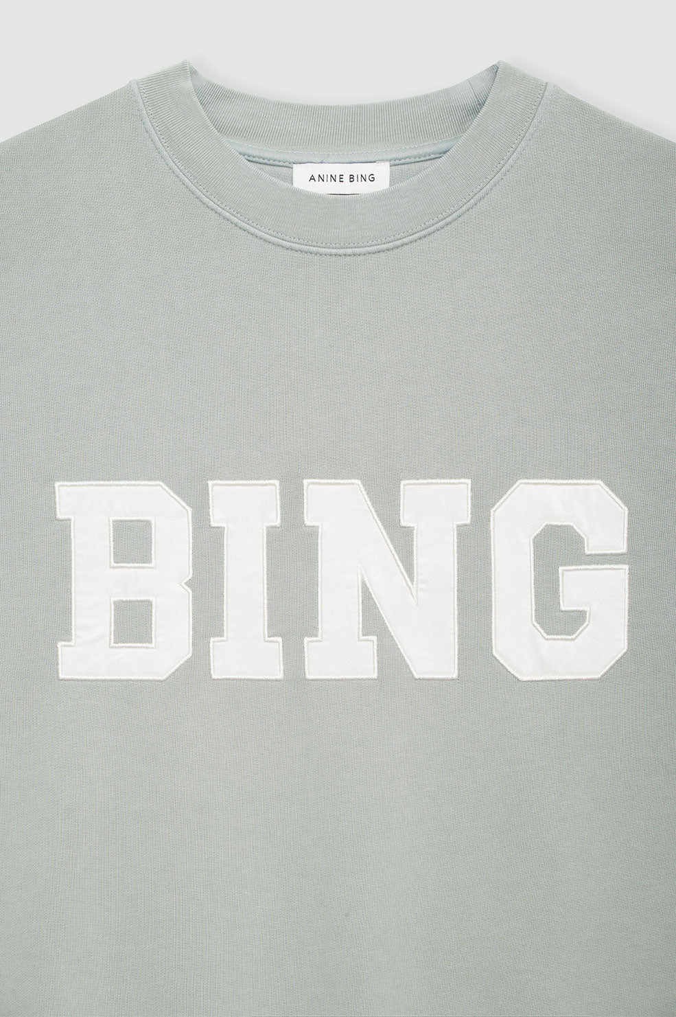 Grey 'Tyler' sweatshirt with logo Anine Bing - Vitkac GB