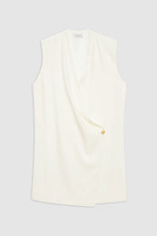 ANINE BING Venice Mini Dress - Ivory - Front View