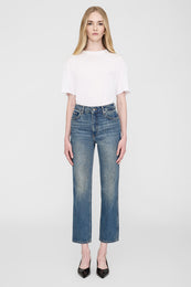 ANINE BING Vin Jean - Nile River Blue - On Model Front