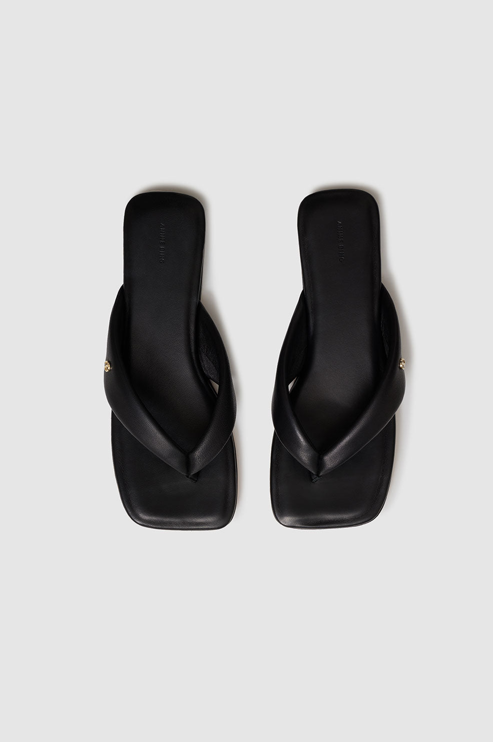 Viola Flat Sandals - Black