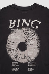 ANINE BING Walker Tee Band - Black - Detail View