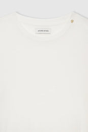 ANINE BING Amani Tee - Off White - Detail View