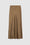 ANINE BING Bar Silk Skirt - Sepia - Front View