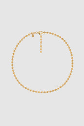 ANINE BING Beaded Necklace - 14k Gold - Front View