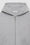 ANINE BING Bond Zip Up Hoodie Framed Monogram - Heather Grey - Detail View