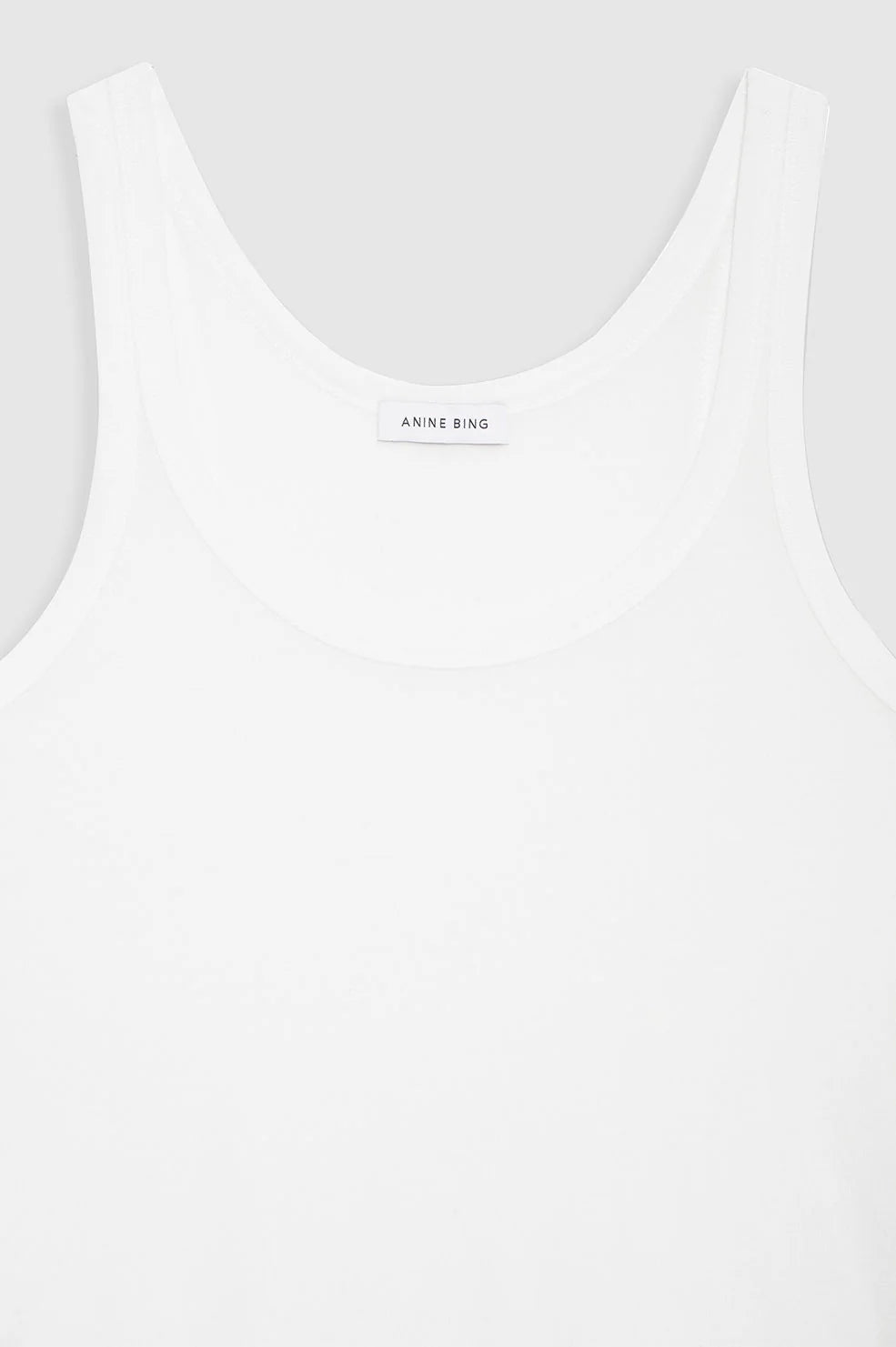 ANINE BING Brine Tank - Off White Cashmere Blend - Detail View