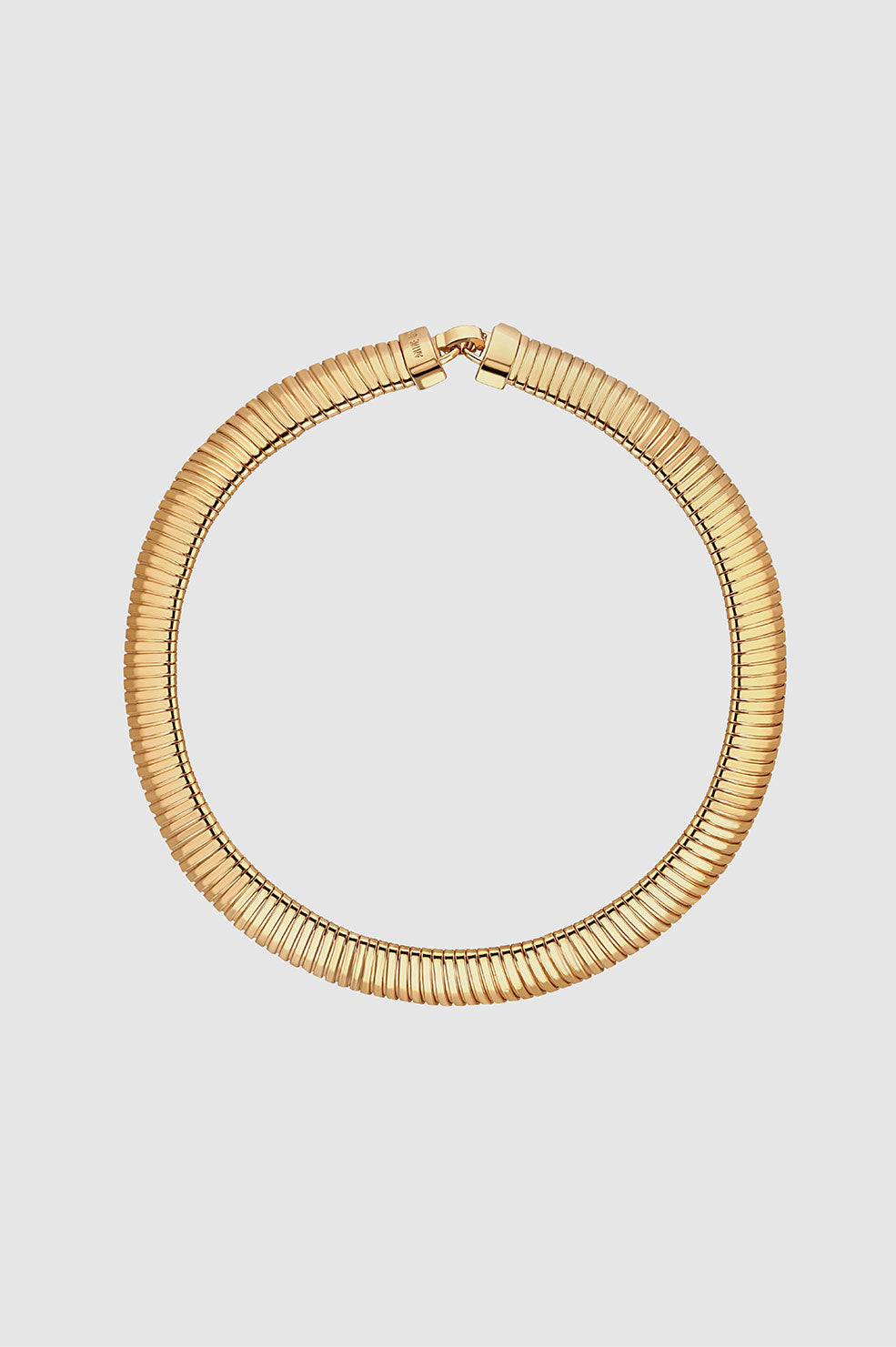 ANINE BING Coil Chain Necklace - Gold - Front View