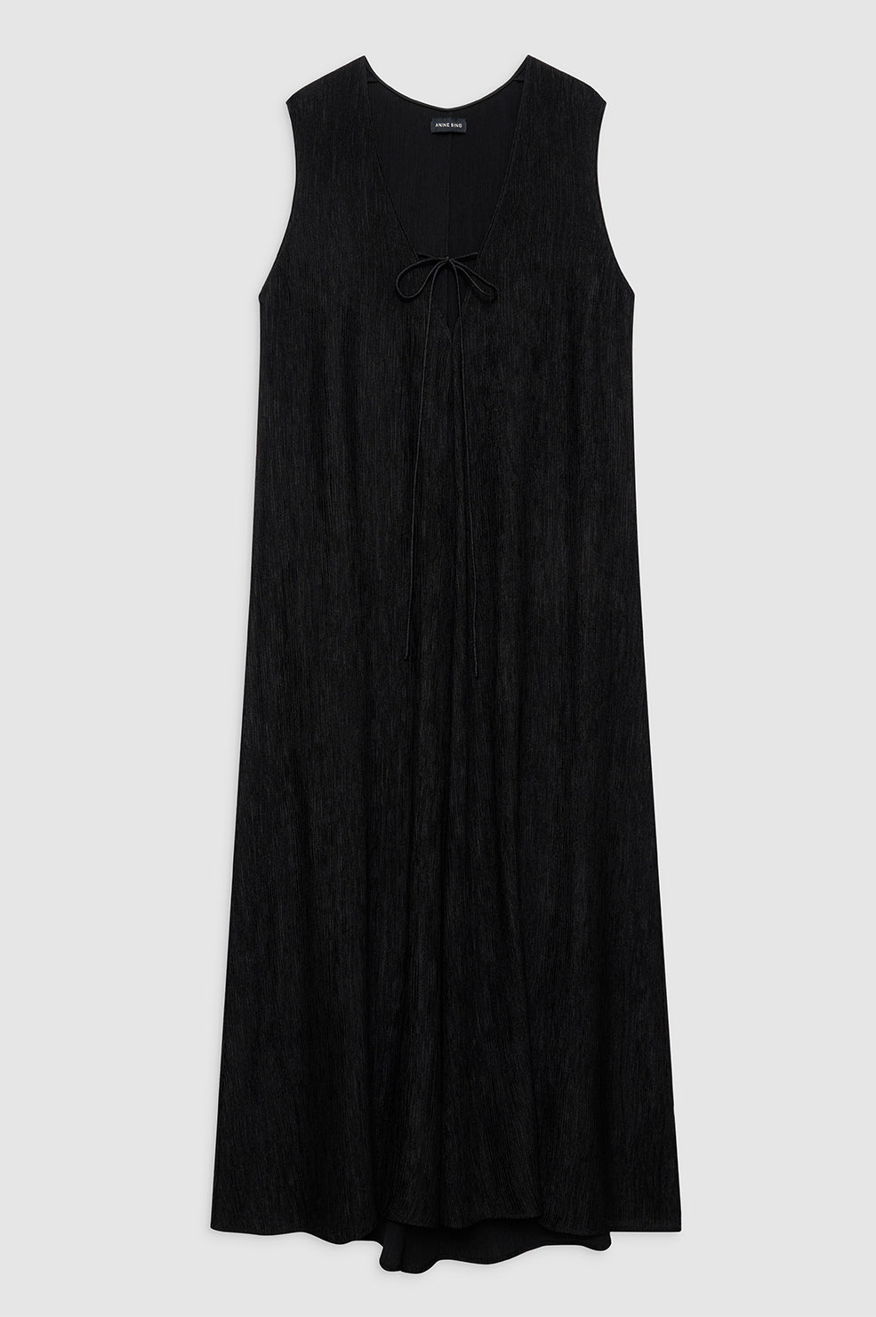 ANINE BING Constance Dress - Black - Front View