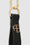 ANINE BING Cruise Key Chain - Black Embossed - Detail View