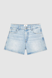 featured-img|ANINE BING Dalton Short - Bleached Blue - Front View