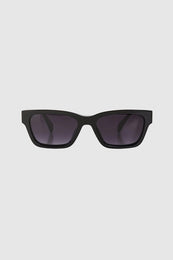 ANINE BING Daria Sunglasses - Black - Front View