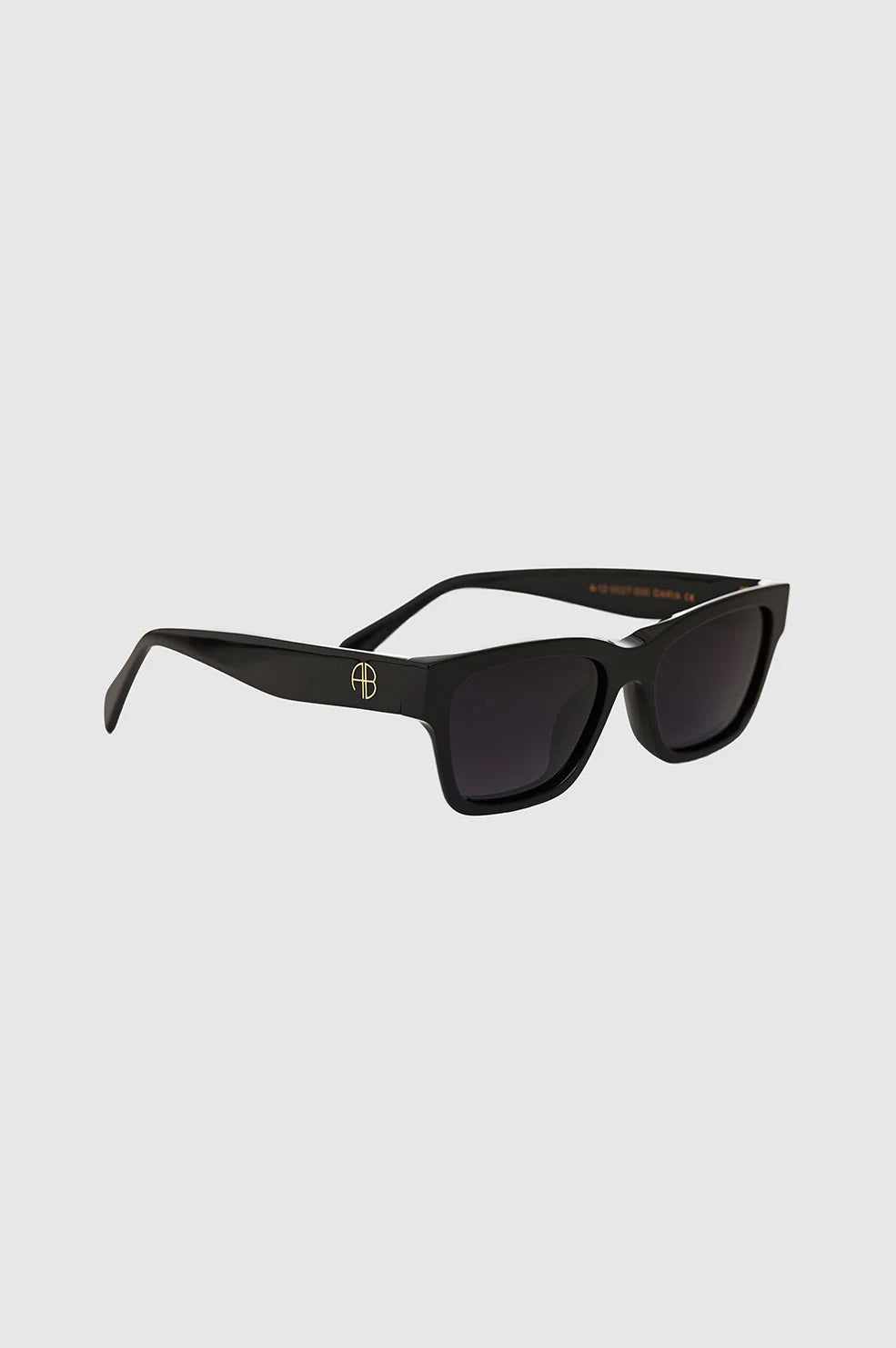 ANINE BING Daria Sunglasses - Black - Side View