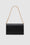 ANINE BING Elly Clutch - High-Shine Black - Back View