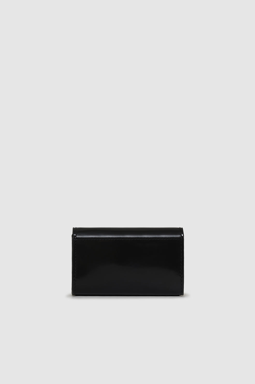 ANINE BING Elly Wallet - High-Shine Black - Back View