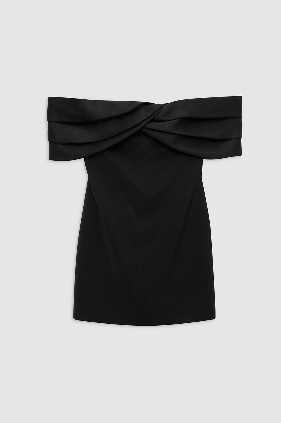 ANINE BING Fleur Dress - Black - Front View