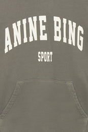 ANINE BING Harvey Sweatshirt - Dusty Olive - detail view