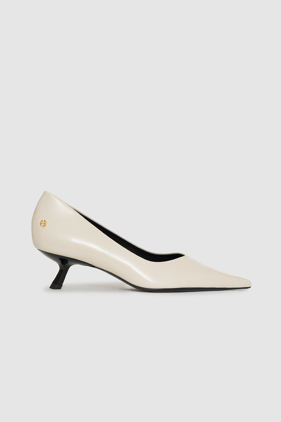 Hilda Pumps - High-Shine Bone