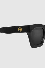 ANINE BING Indio Sunglasses - Black - Detail View