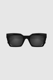 ANINE BING Indio Sunglasses - Black - Front View