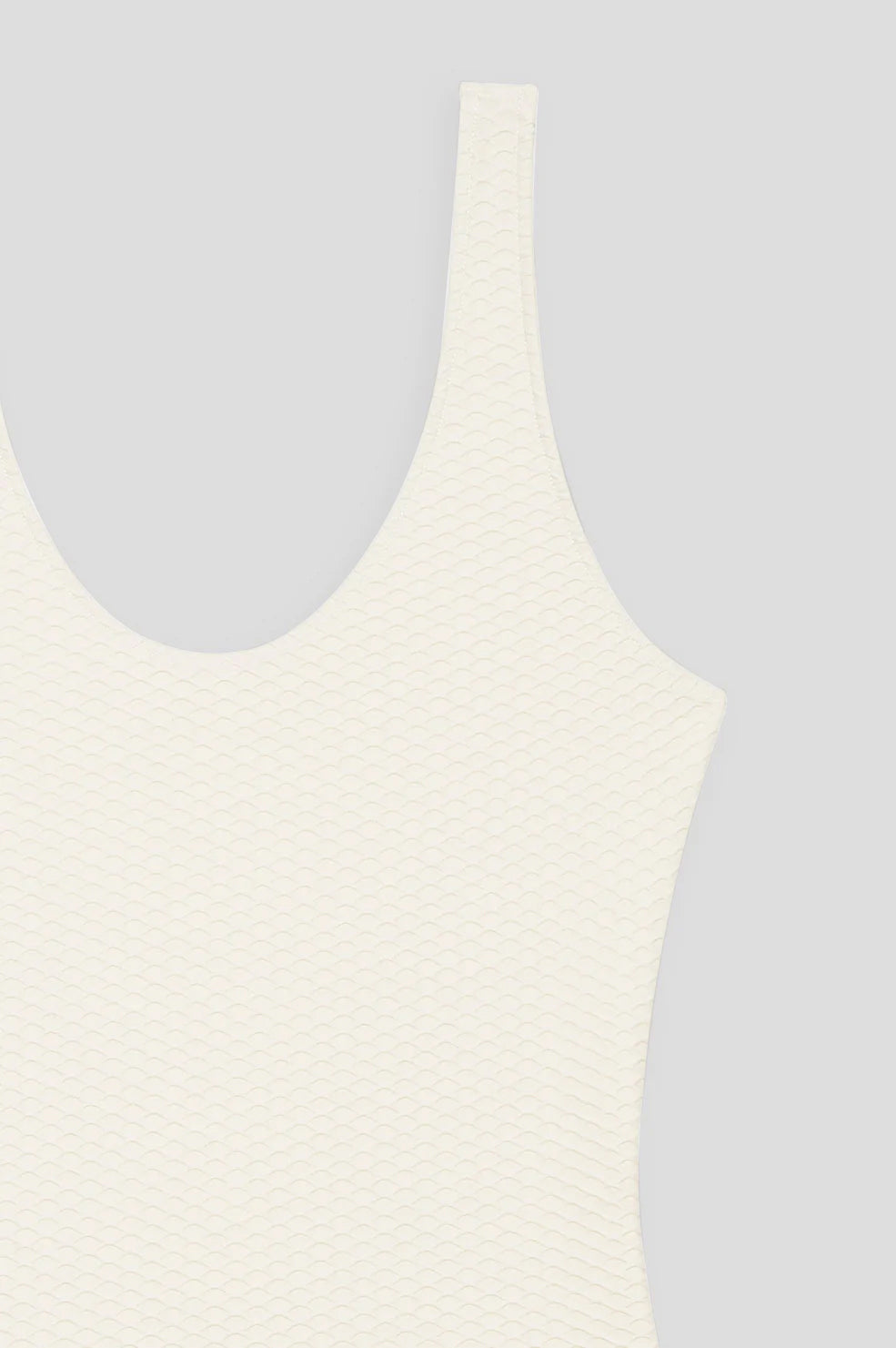 ANINE BING Jace One Piece - Cream - Detail View