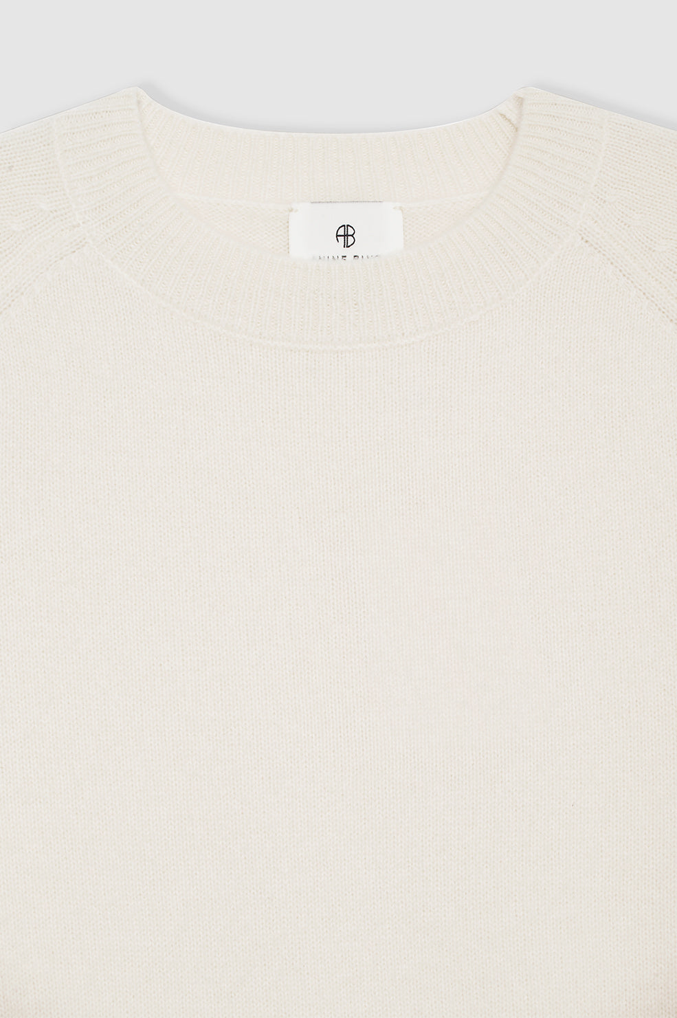 ANINE BING Jackson Sweater - Ivory - Detail View