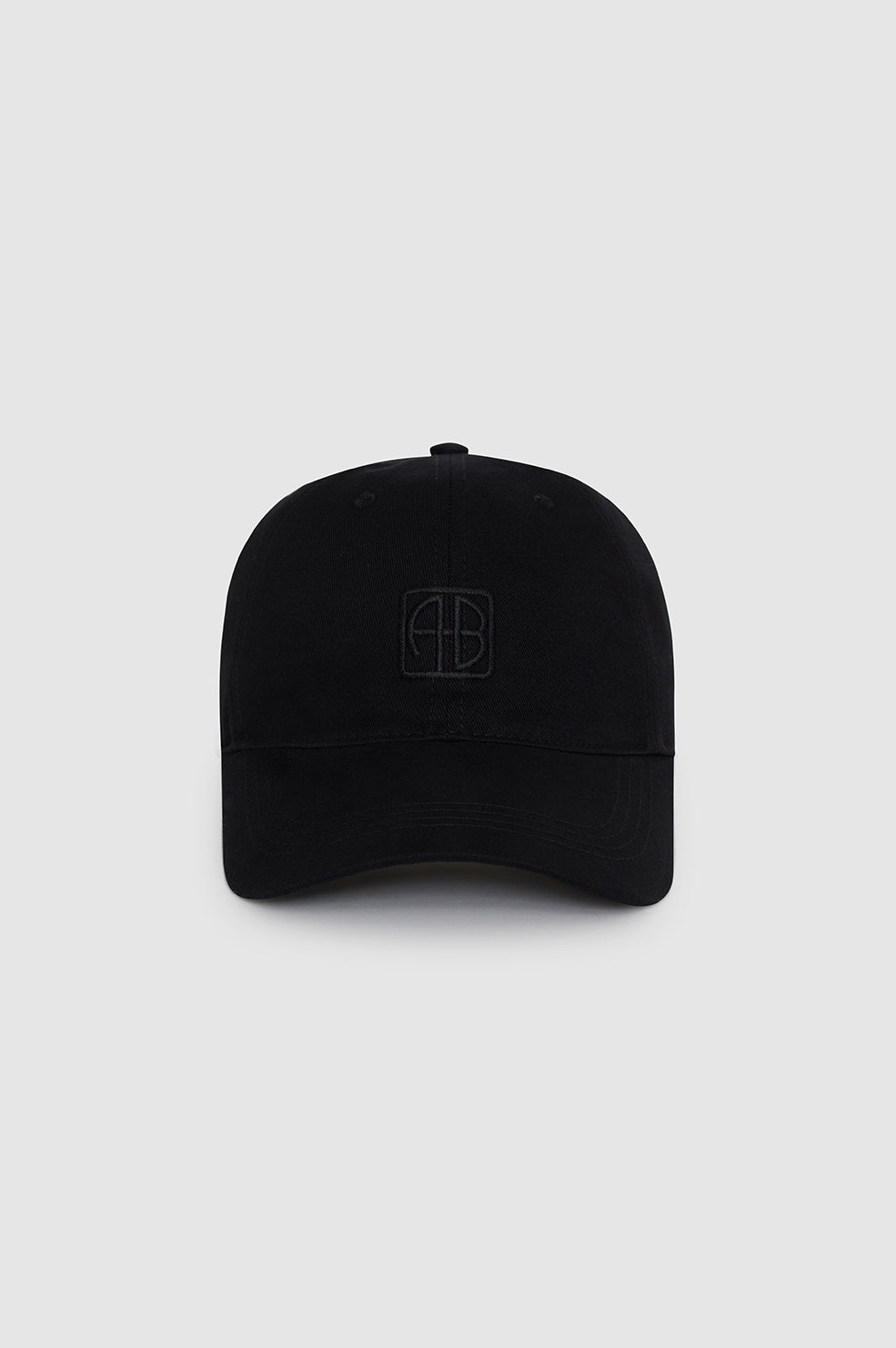 Jeremy Baseball Cap Framed Monogram - Black