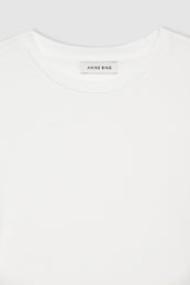 ANINE BING Jo Long Sleeve Tee - Off White - Detail View