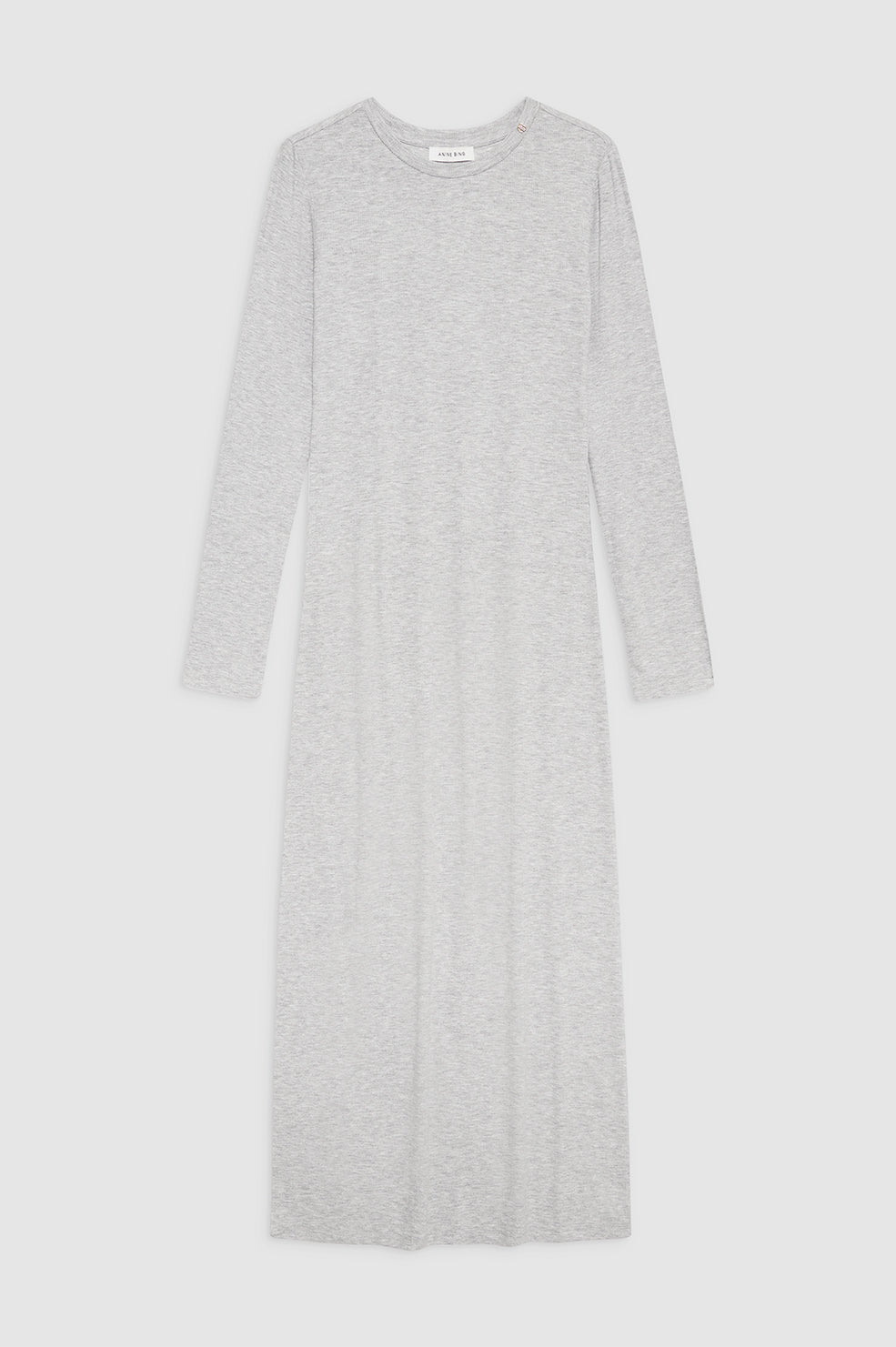 featured-img|ANINE BING Jo Maxi Dress - Heather Grey - Front View