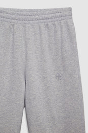 ANINE BING Karter Jogger - Medium Heather Grey - Detail View