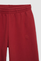 ANINE BING Karter Jogger - Washed Red - Detail View