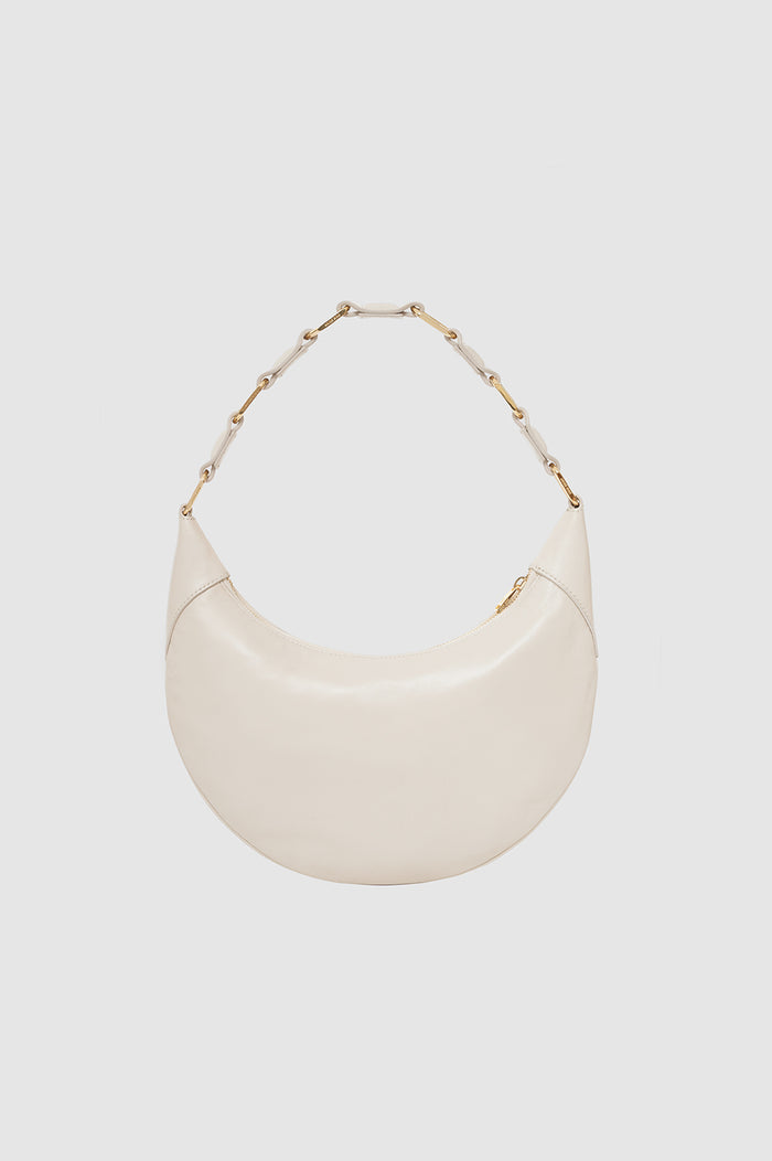 ANINE BING Kate Hobo Bag - Bone - Back View