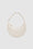 ANINE BING Kate Hobo Bag - Bone - Front View