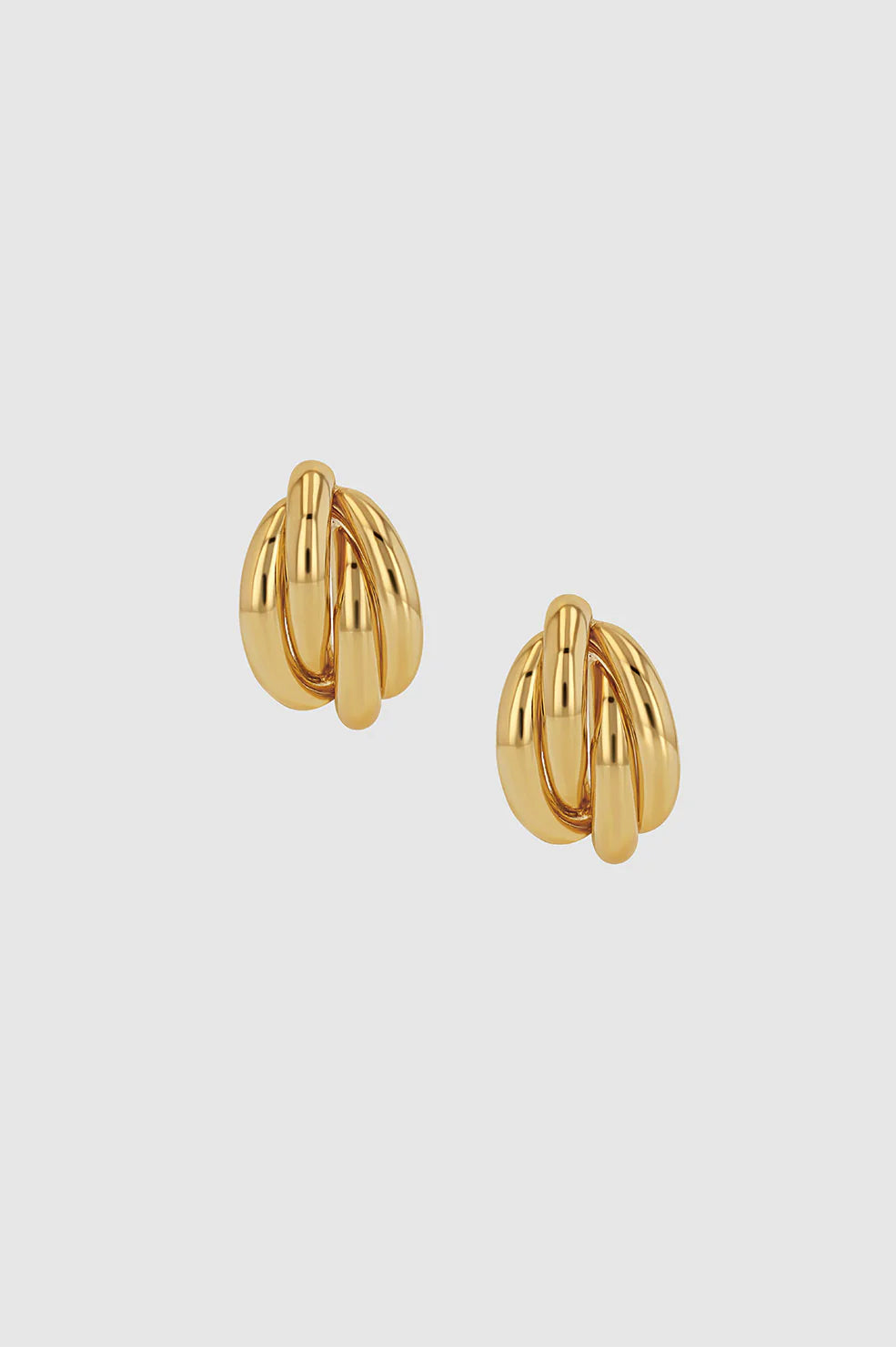 Knot Earrings - Gold