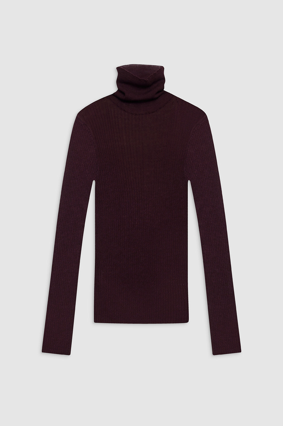 ANINE BING Kyle Sweater - Bordeaux - Front View