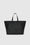 ANINE BING Large Rio Tote - Black Recycled Leather - Back View