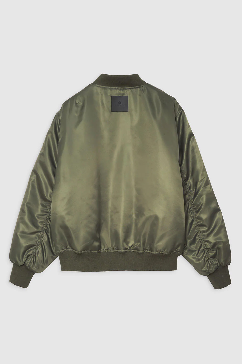 ANINE BING Leon Bomber - Army Green - Detail View