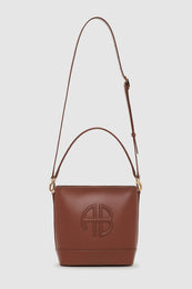 ANINE BING Lili Bucket Bag - Cognac - Front View Second Image