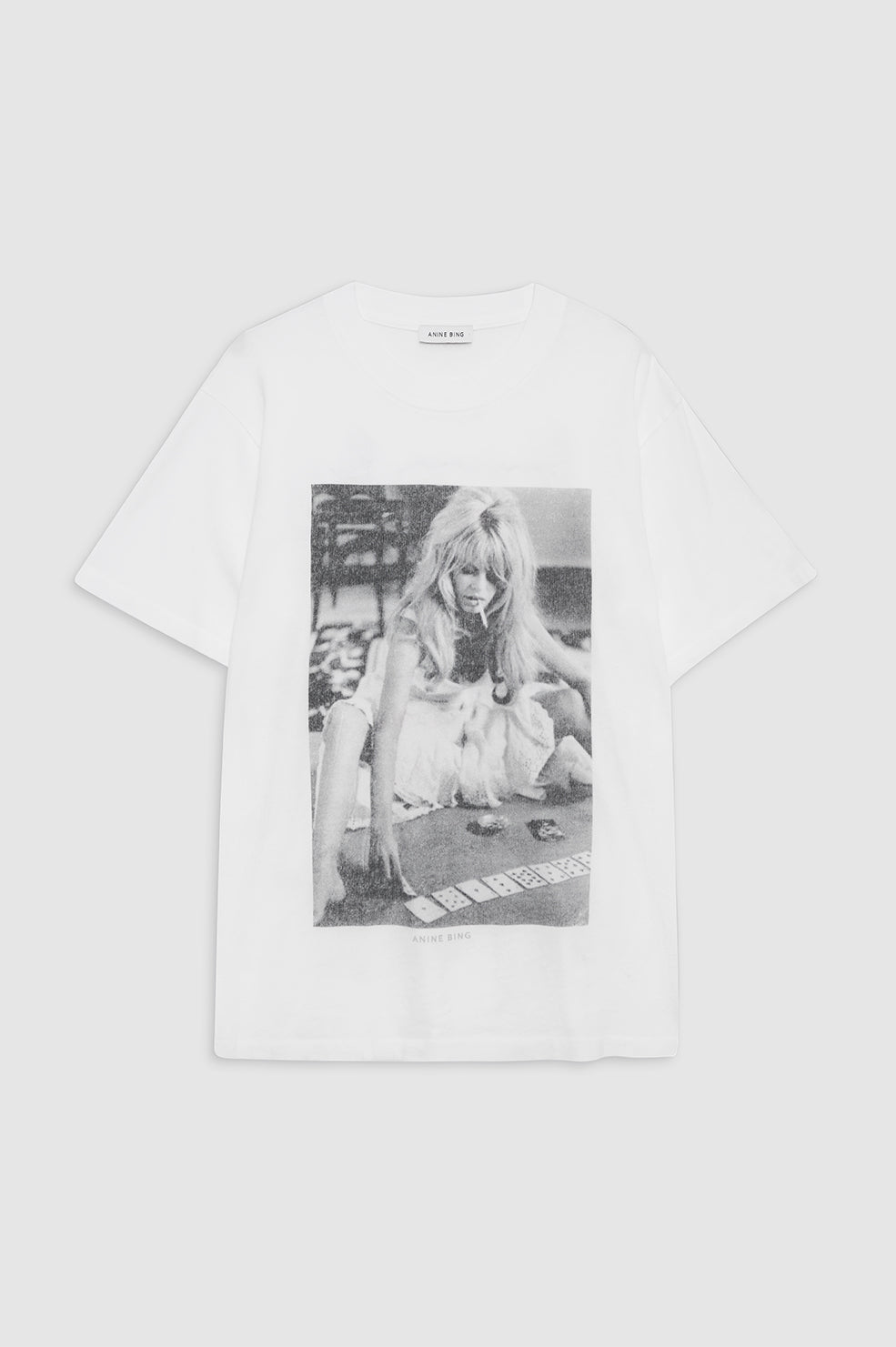 ANINE BING Lili Tee AB X DK X Brigitte Bardot - Ivory - Front View