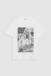 ANINE BING Lili Tee AB X DK X Brigitte Bardot - Ivory - Front View